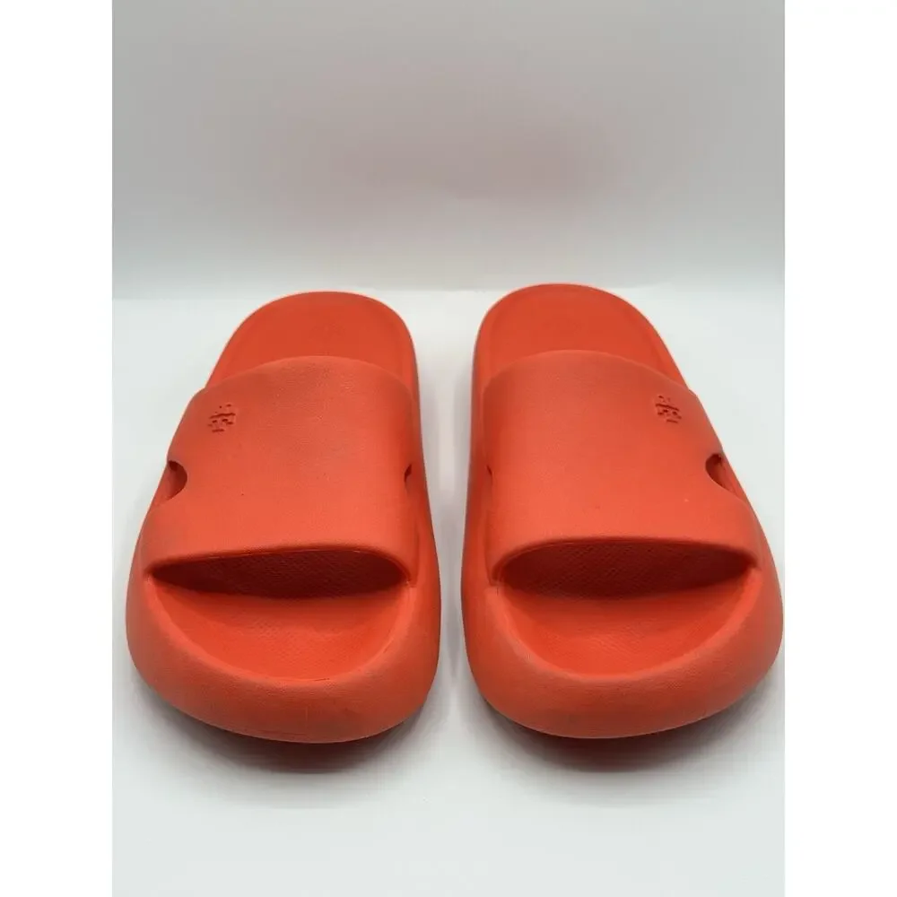 Tory Burch Shower Slide Eva Sandals in Red Poppy Size 9